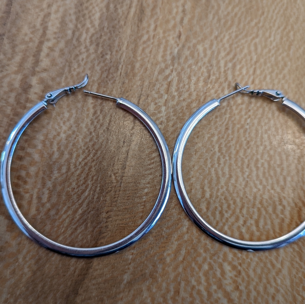 Silver Hoop earrings